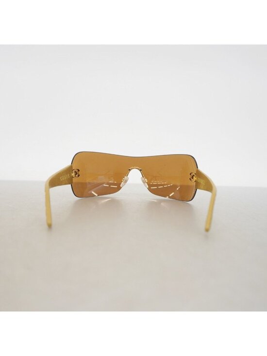 Chanel Sunglasses Brown Gold Eyewear